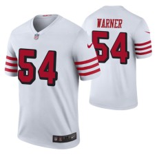 San Francisco 49ers Fred Warner White Color Rush Legend Jersey