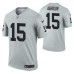 Men #15 Nelson Agholor Las Vegas Raiders Silver Inverted Legend Jersey