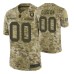 Indianapolis Colts #00 Custom Camo Limited 2018 Salute to Service Jersey Men