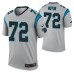 Men Taylor Moton Carolina Panthers Jersey Silver Inverted Legend Edition