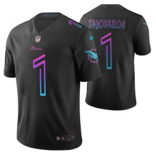 Miami Dolphins Tua Tagovailoa City Edition Black Vapor Limited Jersey