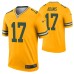 Men Davante Adams Green Bay Packers Jersey Gold Inverted Legend Edition