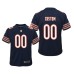 Youth Chicago Bears #00 Custom Navy Nike Team Color Game Jersey