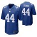 New York Giants Tae Crowder Game #44 Royal Jersey