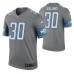 Jamaal Williams No. 30 Detroit Lions Steel Color Rush Legend Jersey