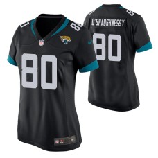 Women Jacksonville Jaguars #80 James Ohaughnessy Black Nike Game Jersey