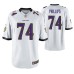 Baltimore Ravens Tyre Phillips Game #74 White Jersey