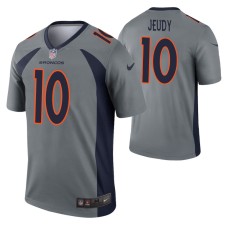 Denver Broncos Jerry Jeudy Inverted Legend #10 Gray Jersey