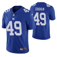 New York Giants Carter Coughlin Vapor Untouchable Limited Blue Jersey