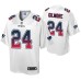 Stephon Gilmore New England Patriots Fade Fashion White Authentic Jersey