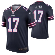 Men Josh Allen Buffalo Bills Jersey Navy Inverted Legend Edition