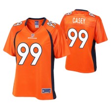 Denver Broncos Jurrell Casey Orange Pro Line Jersey Women