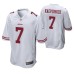 San Francisco 49ers Colin Kaepernick Game #7 White Jersey