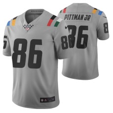 Indianapolis Colts Michael Pittman Jr. City Edition Gray Vapor Limited Jersey