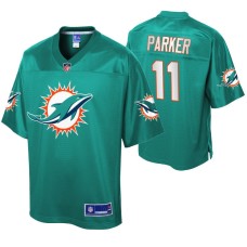 Men Miami Dolphins DeVante Parker Team Icon Aqua Jersey