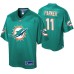 Men Miami Dolphins DeVante Parker Team Icon Aqua Jersey