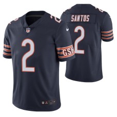 Men Chicago Bears Cairo Santos Color Rush Limited Navy Jersey