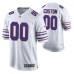 Buffalo Bills Custom #00 Game White Alternate Jersey