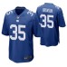 New York Giants T.J. Brunson Game #35 Royal Jersey