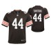 Youth Cleveland Browns Sione Takitaki Game #44 Brown Jersey