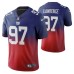 New York Giants Dexter Lawrence Men Royal Color Crash Gradient Jersey