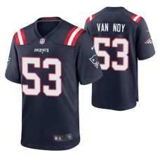 New England Patriots Kyle Van Noy #53 Navy Game Jersey