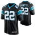 Men Carolina Panthers Christian McCaffrey #22 Game Black Jersey