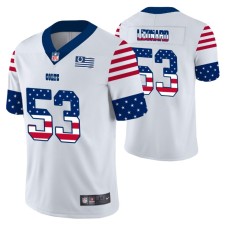 Indianapolis Colts Darius Leonard White Independence Day Vapor Limited Jersey