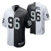 Men Las Vegas Raiders Clelin Ferrell #96 Split Black White Two Tone Game Jersey