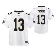 Youth New Orleans Saints #13 Michael Thomas White Nike Team Color Game Jersey