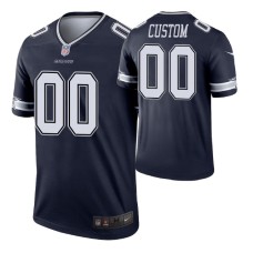 Nike Houston Texans #00 Custom Navy Jersey Color Rush Legend