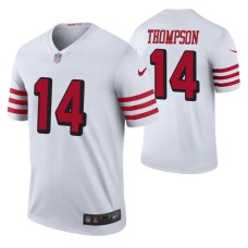 San Francisco 49ers Chris Thompson Men White Color Rush Legend Jersey