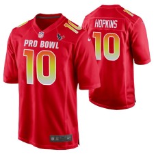 Men AFC Houston Texans DeAndre Hopkins 2019 Pro Bowl Nike Game Jersey Red