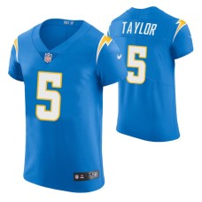 Los Angeles Chargers Tyrod Taylor #5 Powder Blue Vapor Elite Jersey