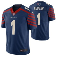 New England Patriots Cam Newton City Edition Navy Vapor Limited Jersey