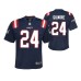 Youth New England Patriots Stephon Gilmore Game #24 Navy Jersey