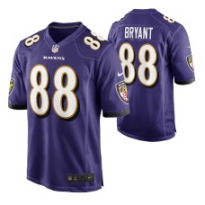 Men Baltimore Ravens Dez Bryant #88 Game Purple Jersey