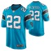 Men Carolina Panthers Christian McCaffrey #22 Game Blue Jersey