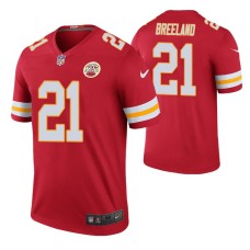 Kansas City Chiefs Bashaud Breeland Men Red Color Rush Legend Jersey