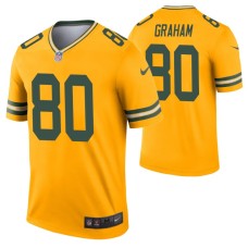 Men Jimmy Graham Green Bay Packers Jersey Gold Inverted Legend Edition