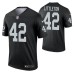 Men Cory Littleton #42 Las Vegas Raiders Black Legend Jersey