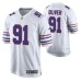 Buffalo Bills Ed Oliver #91 Game White Alternate Jersey