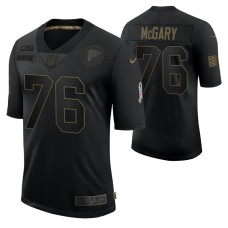 Atlanta Falcons Kaleb McGary #76 Black Limited 2020 Salute To Service Jersey