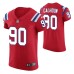 New England Patriots No. 90 Shilique Calhoun Vapor Elite Red Jersey