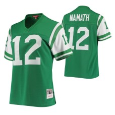 Women New York Jets Joe Namath 1969 Legacy Replica Green Jersey