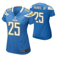 Chris Harris Jr Los Angeles Chargers Light Blue Game Jersey Women