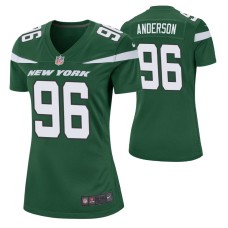 New York Jets #96 Henry Anderson Nike Green Women Player Game Jersey