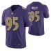 Baltimore Ravens Derek Wolfe Color Rush Limited Purple Jersey