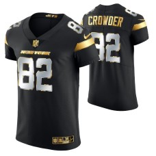 New York Jets Jamison Crowder #82 Golden Edition Black Elite Jersey