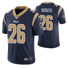 Men Los Angeles Rams Terrell Burgess Vapor Untouchable Limited Navy Jersey